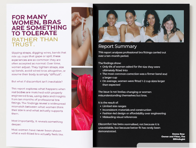 Bra fit report 